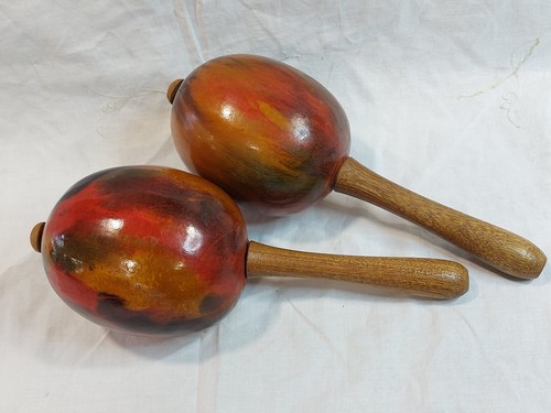 2er set maraca - maraca, schüttelrassel