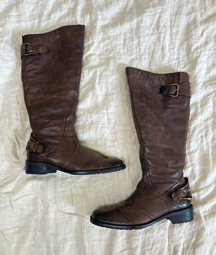 Vintage damen bikerstiefel - vintage,