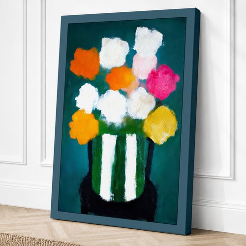Fröhliche blüten filz - in,