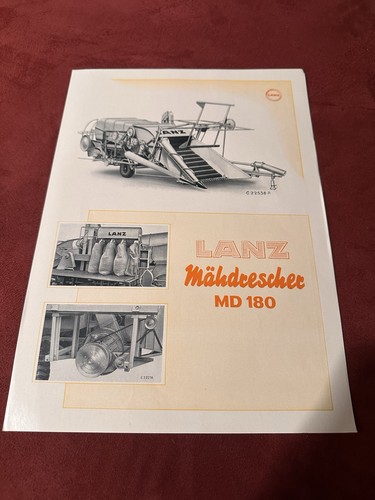 Lanz mähdrescher 180 - mähdrescher,