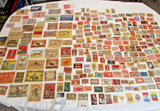 250 Streichholzetiketten