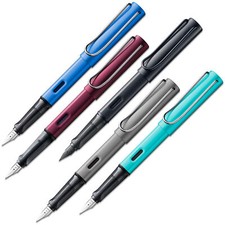 LAMY Füller AL Star Füllfederhalter Füllhalter Edelstahl Feder M Rechtshänder