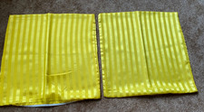 •♥• Kissenhüllen NEU Dekokissen gelb gestreift 40 cm x 40 cm Reißverschluss •♥•