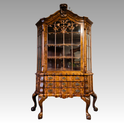 Antike barock vitrinenschrank - barock,