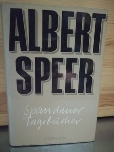 Spandauer tagebücher speer - spandauer,