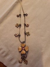 Pilgrim Kette Silber Silberfarben 40cm Länge + Zugaben Ohrringe Armband Creolen