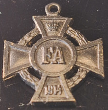Miniatur Friedrich August Kreuz 2.Klasse Medaille Orden FA 1914 Militaria