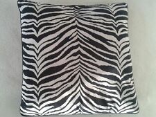 Kissenbezug  Kissenhülle Animal Zebra schwarz weiß kuschel weich groß