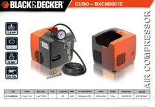 Druckluftkompressor Traditionsmarke Black&Decker 180l/min Cubo 8bar freistehend