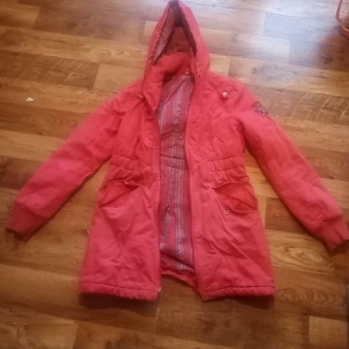 Jacke mädchen rot - rot,, "kreuz