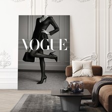 ✅ WANDBILD LUXUS VOGUE FRAU