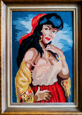 Gobelin-Bild "Zigeunerin"