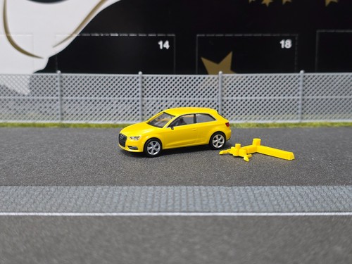 Herpa audi türig 8v gelb - a3, 3-türig