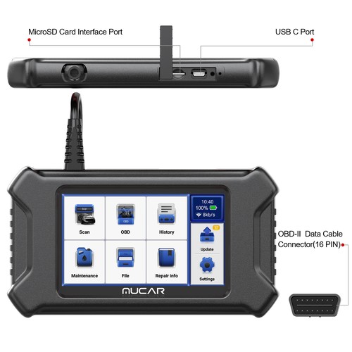 Mucar cs6 obd2 diagnosegerät - cs6,