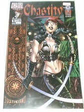 CHASTITY Rocked Heft 1 A Crossed Blades Cover US Chaos Comics, englisch 