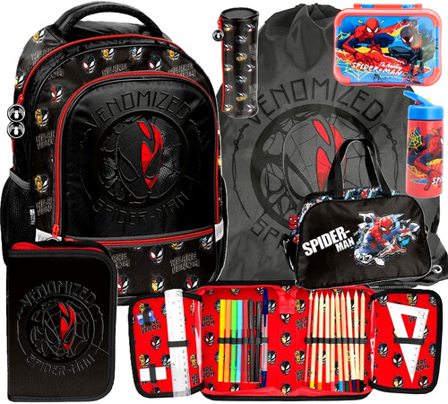 Spiderman schulranzen set - spiderman,