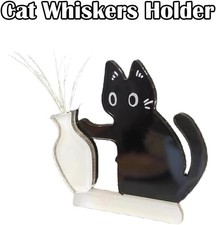 Schwarze Katze Kühlschrank