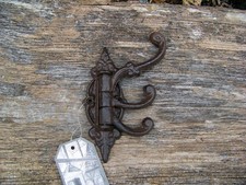 Wandhaken Nostalgie drehbar NEU Gusseisen antikbraun Landhausstil Garderobe