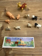 FERRERO 6x TIERE AUF DEM BAUERNHOF + BPZ Schwein Schaf 2001 Spielzeug Ziege NR1
