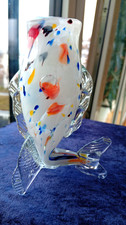 Glas Skulptur -Fisch - als