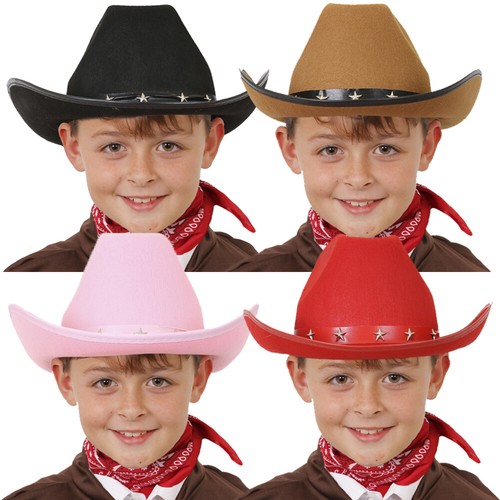 Kinder nieten cowboyhut - cowboyhut, wild