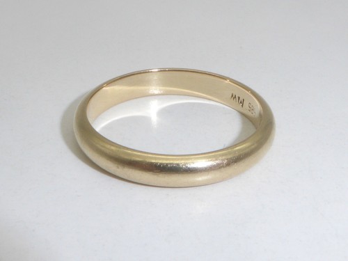 585 gold ring - gold, gelbgold