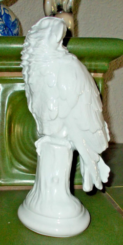 Porzellanfigur papagei parrot - porzellanfigur,