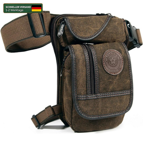 Beintasche motorrad canvas - beintasche,