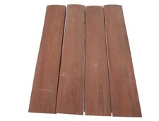 3x Mahagoni Holz Leisten