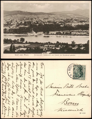 Bad honnef panorama ansicht - honnef, panorama-ansicht