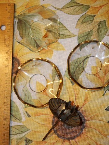 Tropfschale glas kerzen - tropfschale,