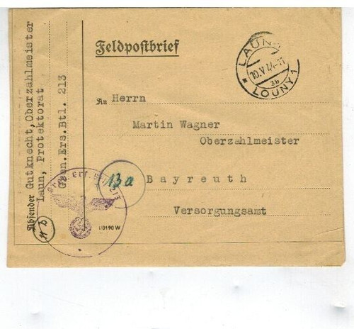 Feldpostbrief weltkrieg - 2,