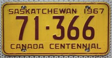 Kanada Nummernschild