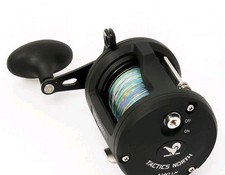 Balzer Tactics North 4100LH Angelrolle Linkshand Multirolle geflochtene Schnur