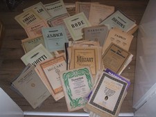 Alte Geigennoten Violine Geige Noten aus einem Nachlass