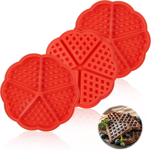 Stücke silikon waffelform - 3,
