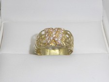 585 Gold Ring 14K Gelbgold 3,8 g durchbrochener Goldring  RG 59 - 18,8 mm 9729