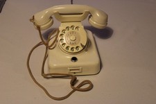 Telefon Deutsche Post W49 Elfenbeinfarben - Baujahr 1962 -