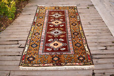 Türkischer Teppich 47 Zoll x 78 Zoll Vintage Teppich Milas Carpet 3 Fuß x 6 F...