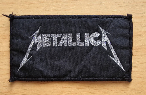 Metallica glitter logo patch - glitter,