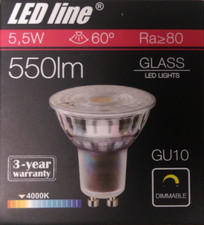 1x LED 5,5W Dimmbar 4000K LED