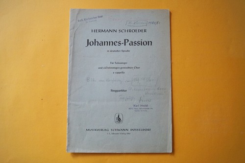 Notenbuch/-heft