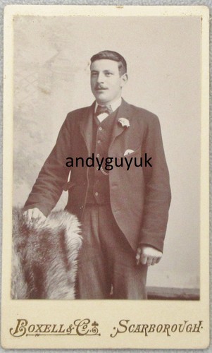 Cdv hübscher mann schnurrbart - cdv,
