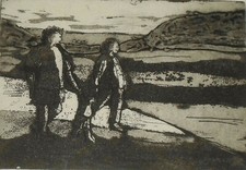 Original mit Bleistift