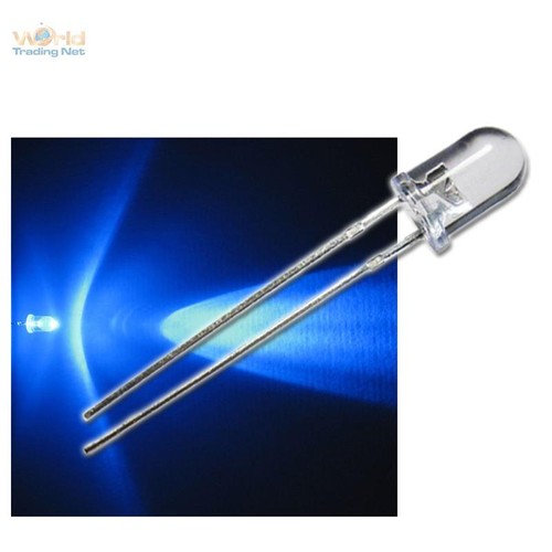 Led blinkend 5mm blau - led,