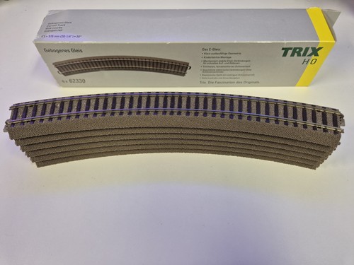 Trix gleis 62330 gebogen - 6x,