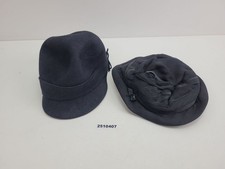 2 Hüte Damenhut schwarz Gr