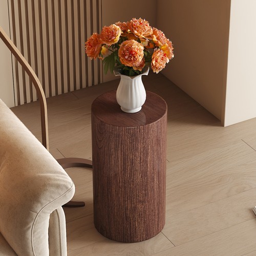 Runder couchtisch nussbaum - runder,