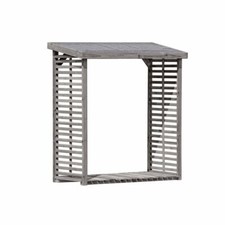 Kaminholzregal grau für 2,3