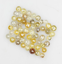 1.54 CT Natürlich Loser Diamant Salz Und Pfeffer Kostüm Mix Farbe Rund Rose Cut